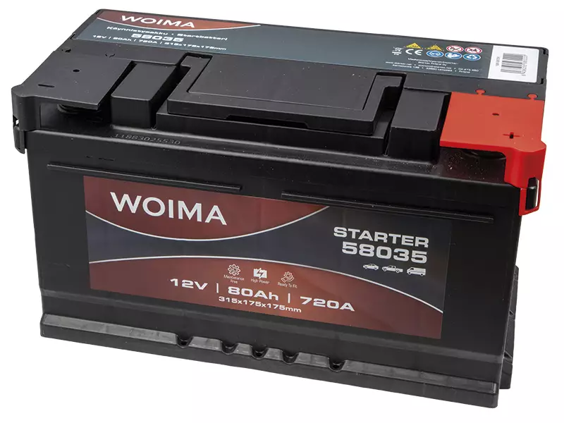 Woima käynnistysakku SMF 80Ah