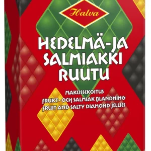 Halva Hedelmä- ja salmiakkiruutusekoitus 240g