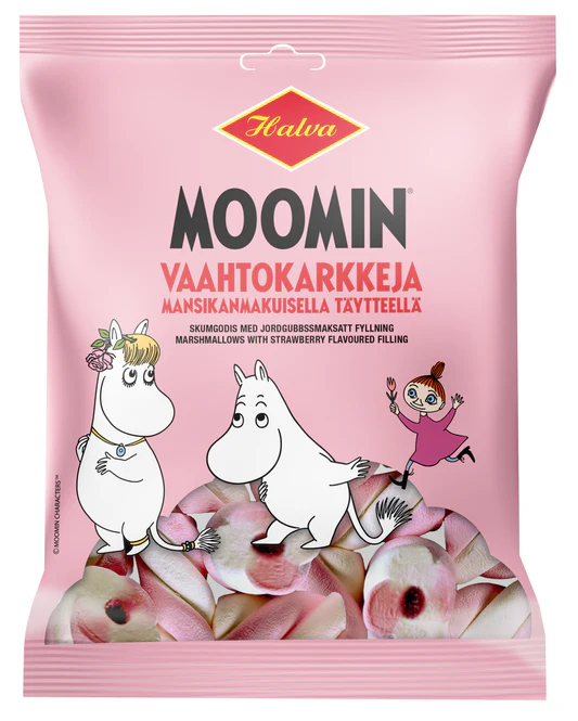 Halva Moomin vaahtokarkkeja