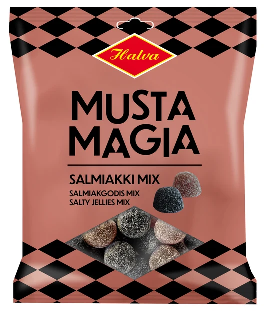 Halva Musta Magia Salmiakki 110g