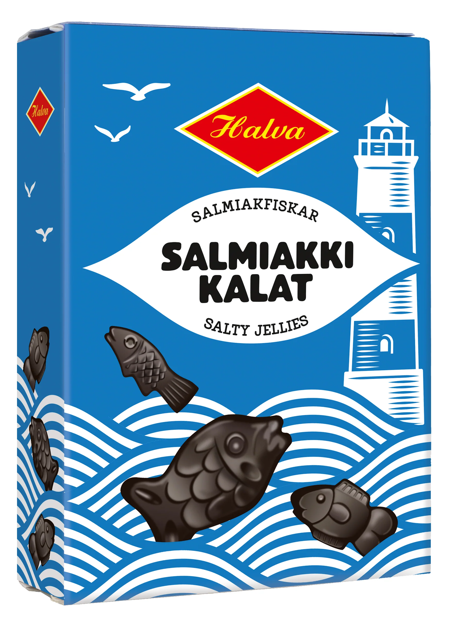 Halva Salmiakkikalat 230g