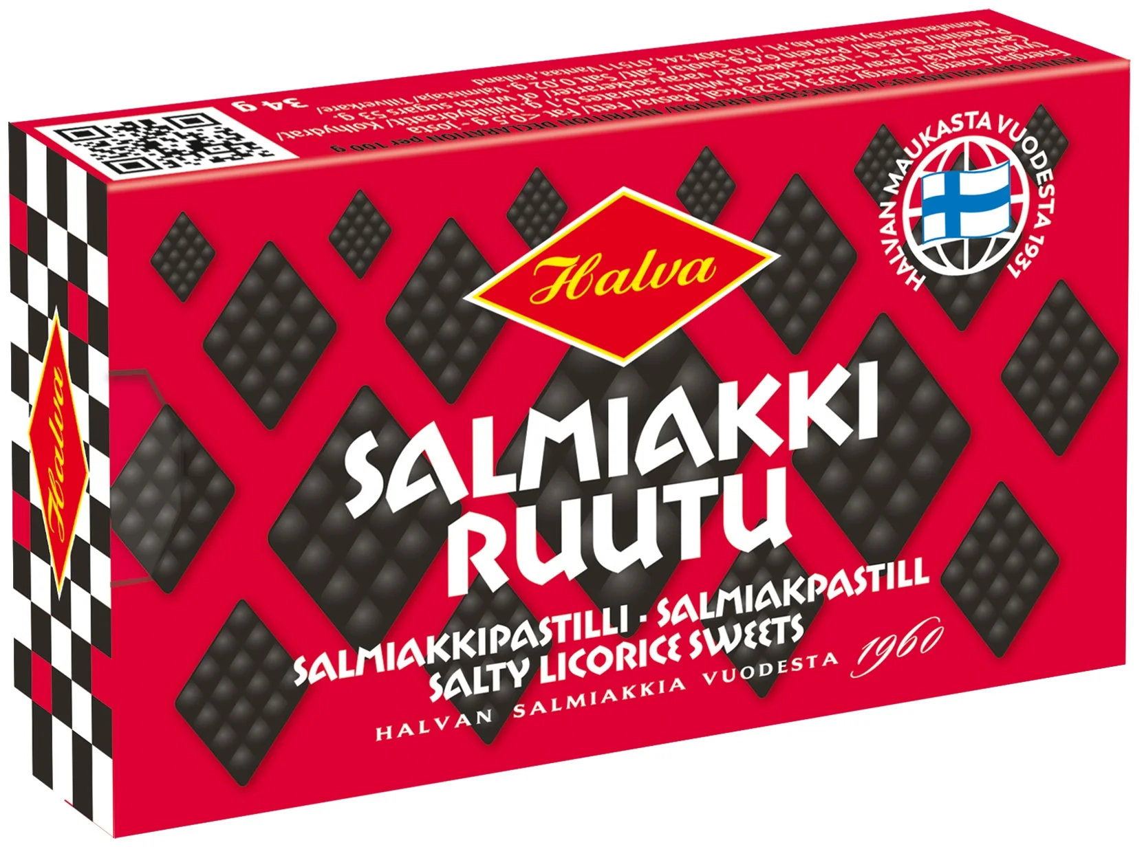 Halva salmiakkiruutu 34g