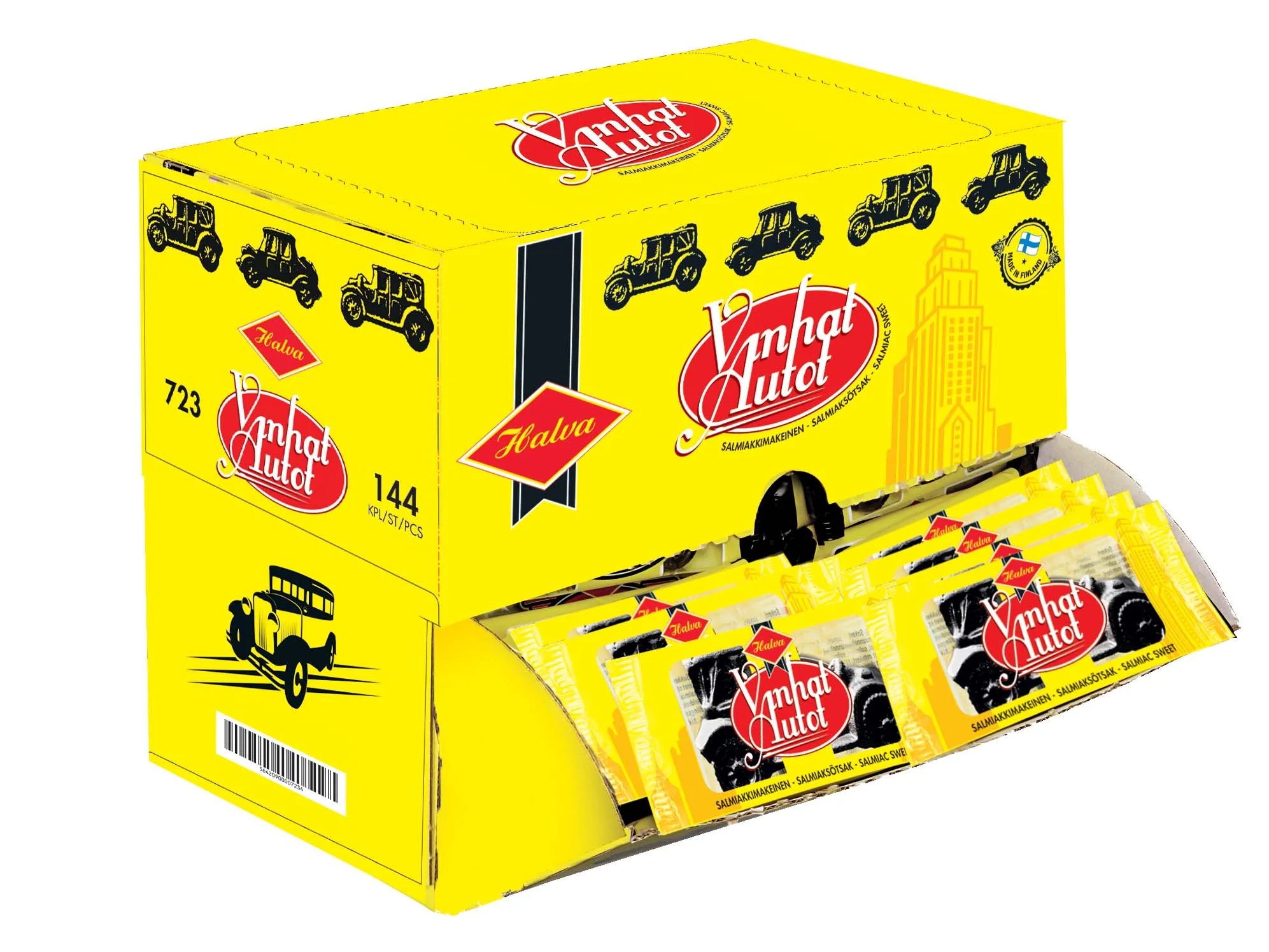 Halva Vanhat Autot Salmiakkinen 15g