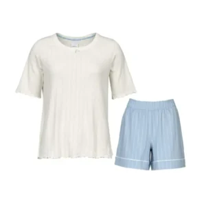 Finnwear naisten shortsipyjama pointelle