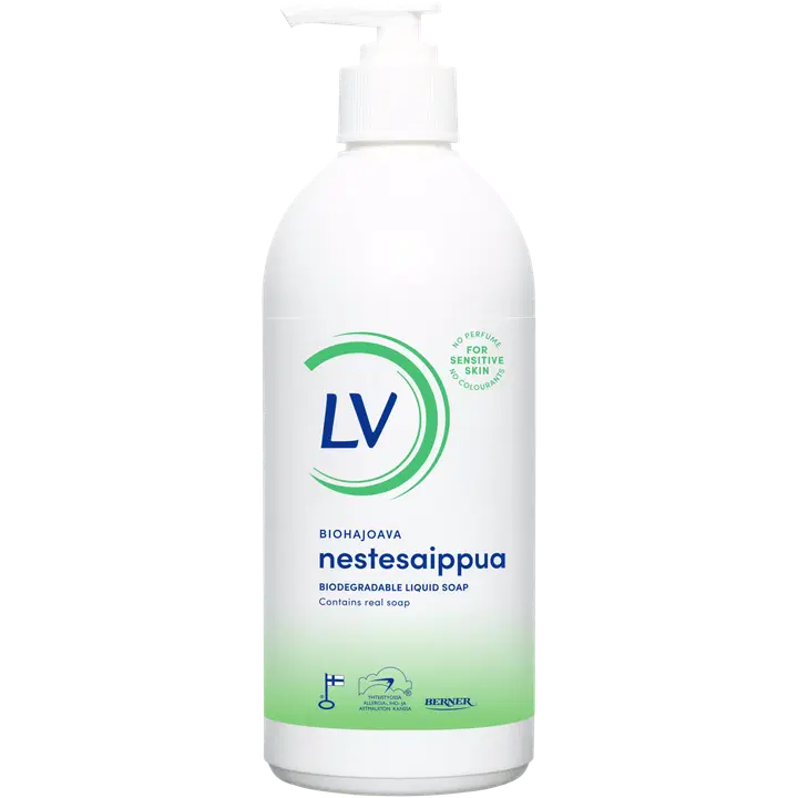 LV Biohajoava nestesaippua pumppu 500ml