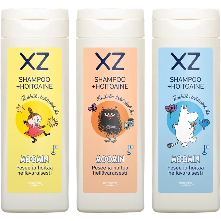 XZ Muumi 2in1 shampoo+hoitoaine 250ml