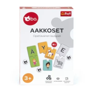 bo. Opettavainen lautapeli, Aakkoset, suomenkielinen