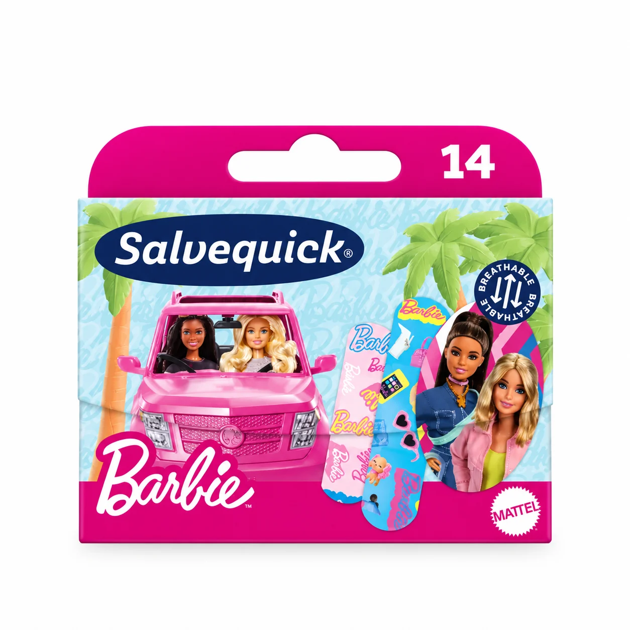 Salvequick Barbie Laastari 14kpl