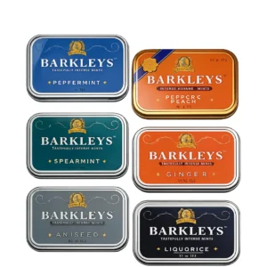 Barkley's -pastillit, useita makuja