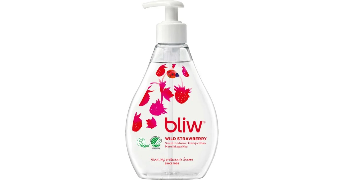Bliw Mansikkapaikka pumppusaippua 300ml