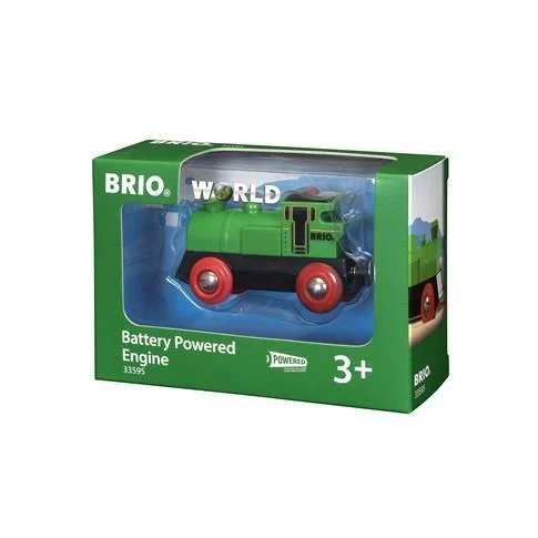 BRIO Vihreä paristoveturi