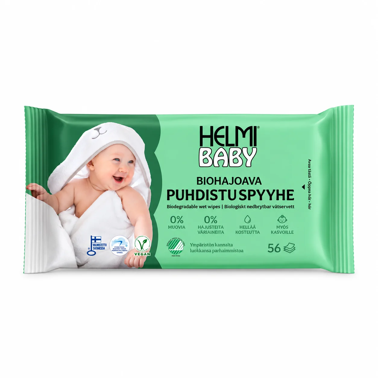Helmi Baby Puhdistuspyyhe 56kpl