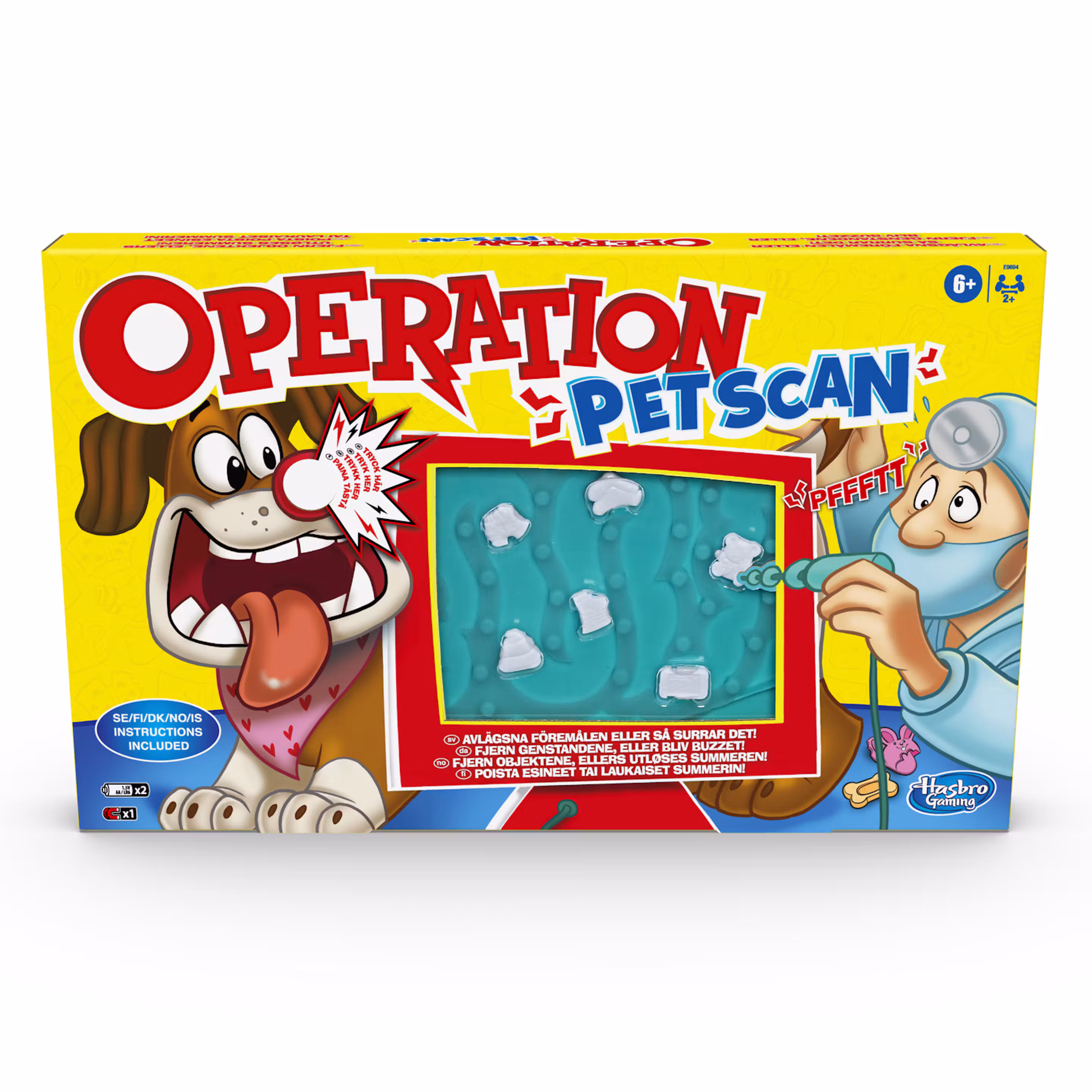 Hasbro Games Operation Pet Scan lautapeli