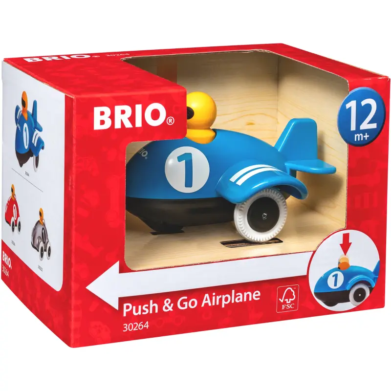 Brio Push & Go Lentokone