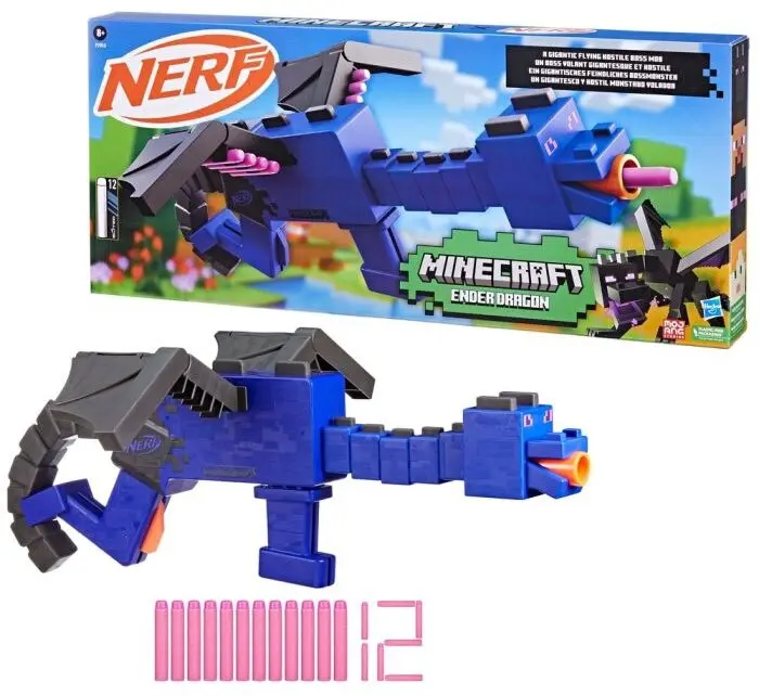 Nerf Minecraft Ender Dragon vaahtomuoviammusase