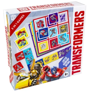 Tactic 3-in-1 Lotto,Domino,Memo Transformers