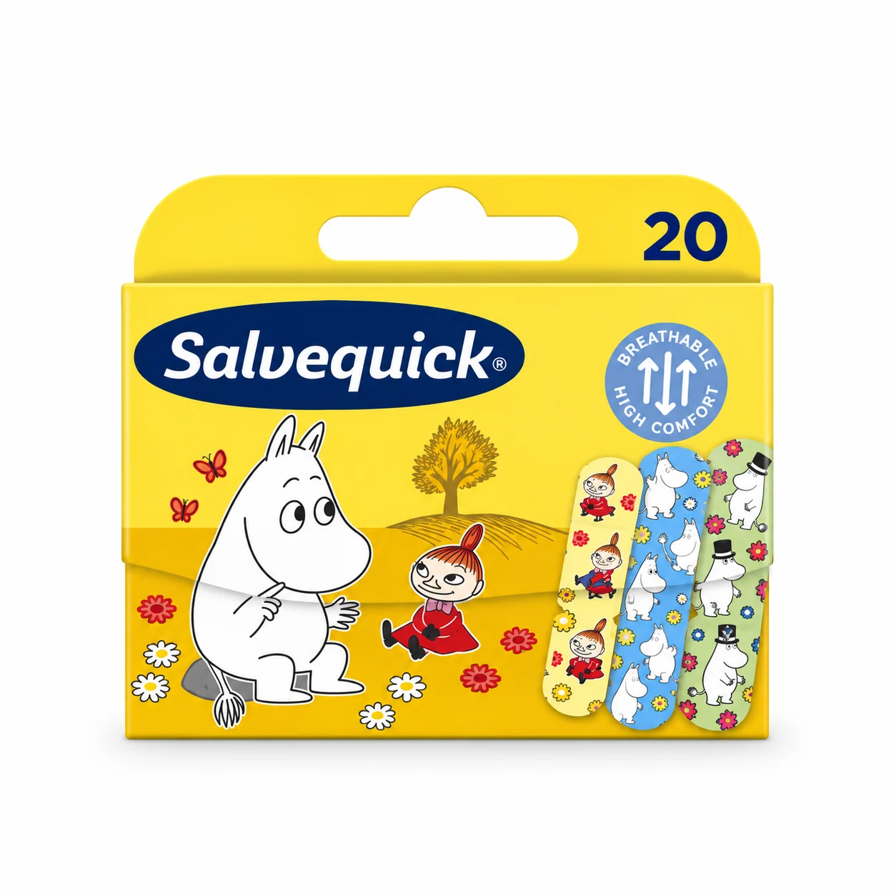 Salvequick 20kpl Muumi lastenlaastari 3 kokoa