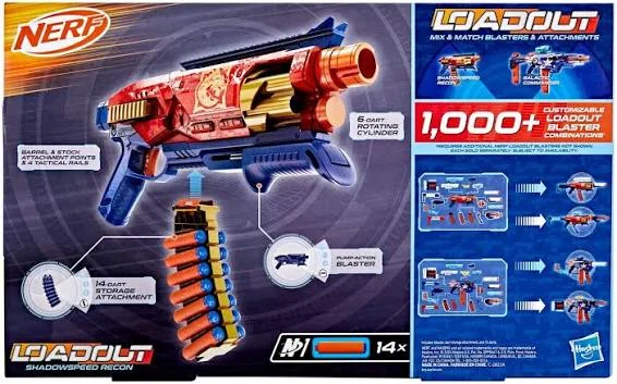 NERF Leikkipyssy Loadout Shadowspeed recon - Image 3