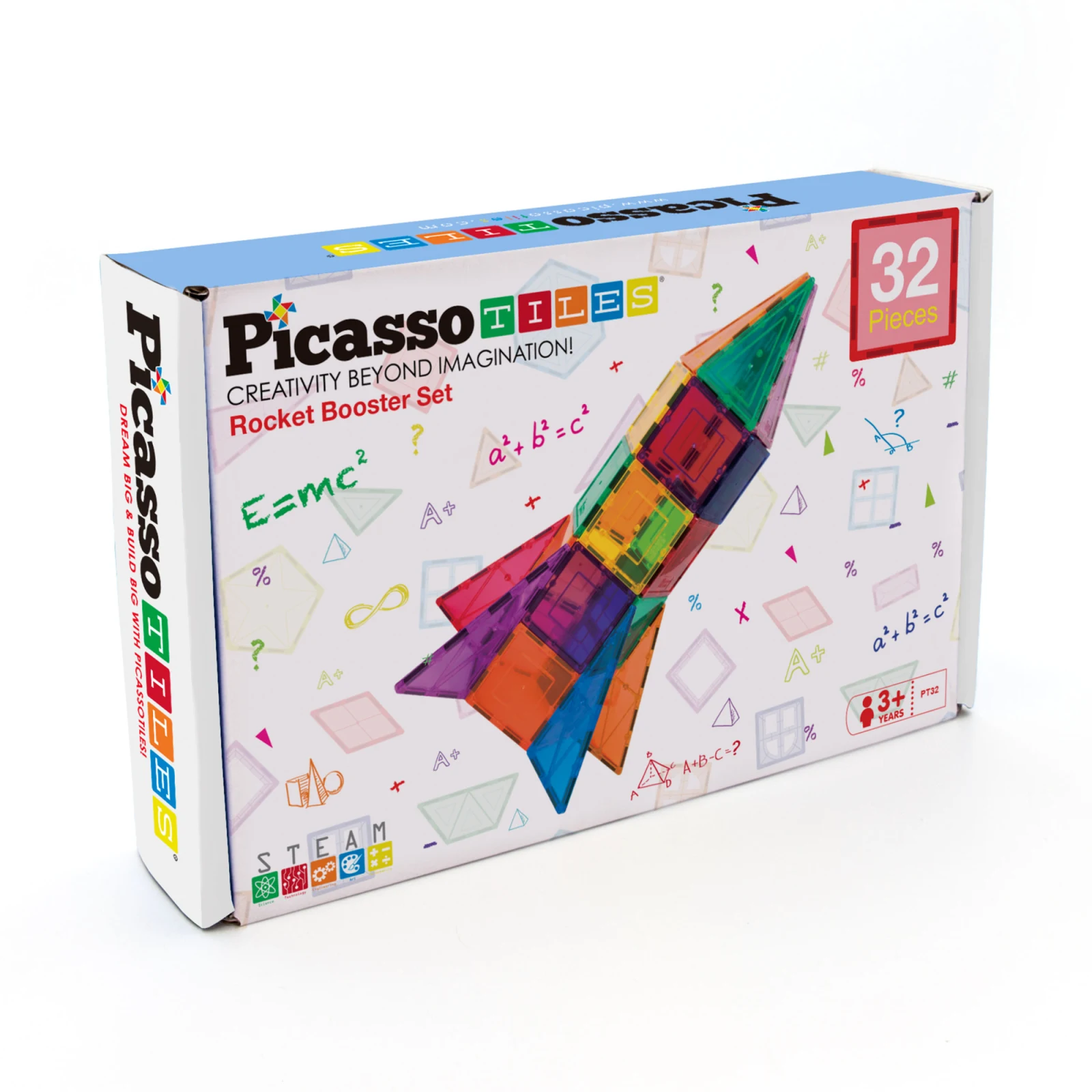 Rocket Booster Magnetic Tiles set 32 pcs