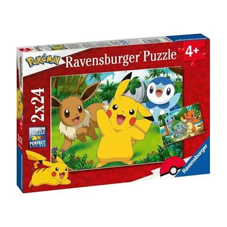 Ravensburger Pikachu and pals 2x24p