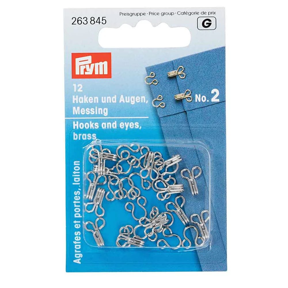 Prym Hakanen koko 3 12/KRT hopeanvärinen