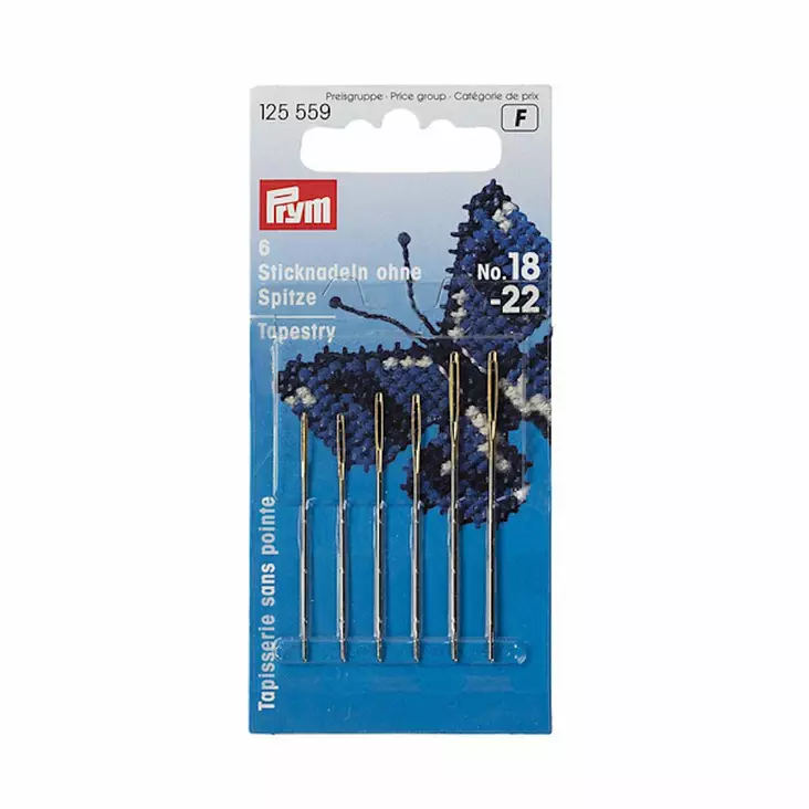 Prym Kanavaneula tylppä laj. 18-22 6/KRT