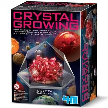 4M Chrystal Growing Punaiset kristallit