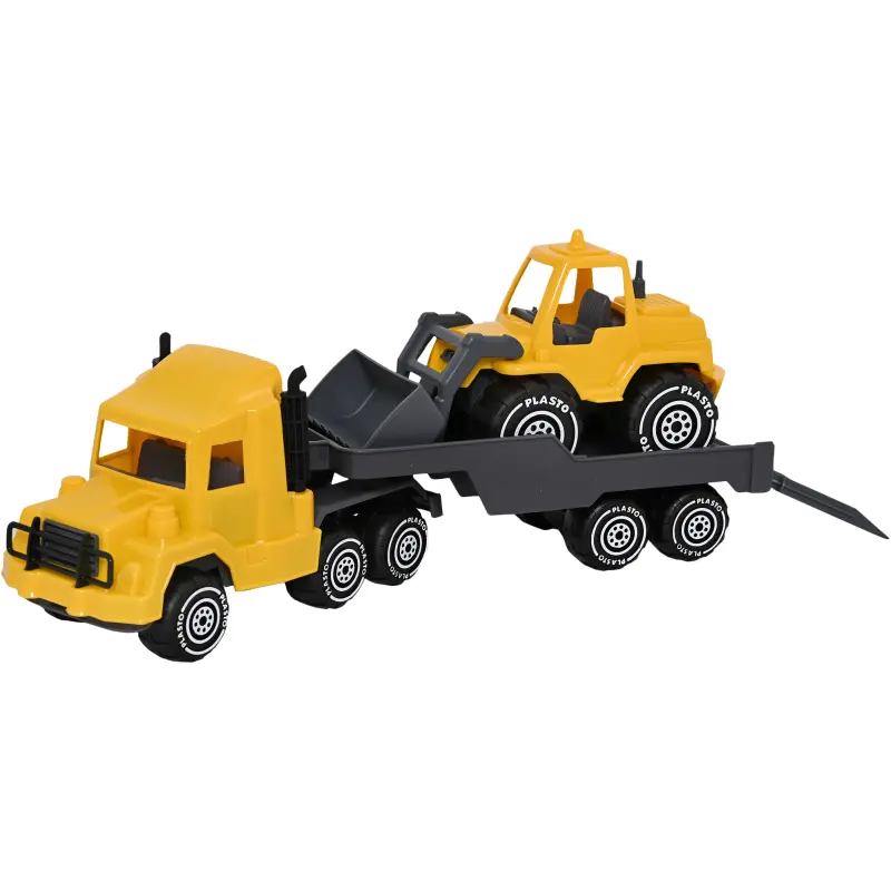 Plasto Lavettirekka ja kauhakuormaaja Plasto 47 cm