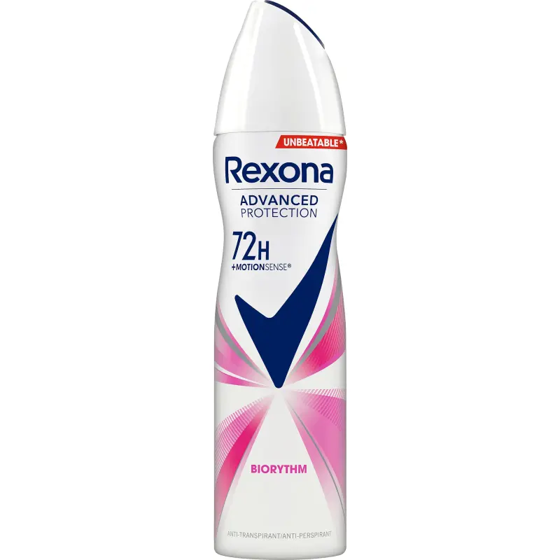 Rexona Advanced Protection antiperspirantti Deo Spray 150 ml Biorythm