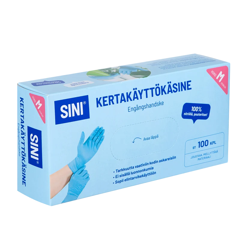 Sini Kertakäyttökäsine Nitriili