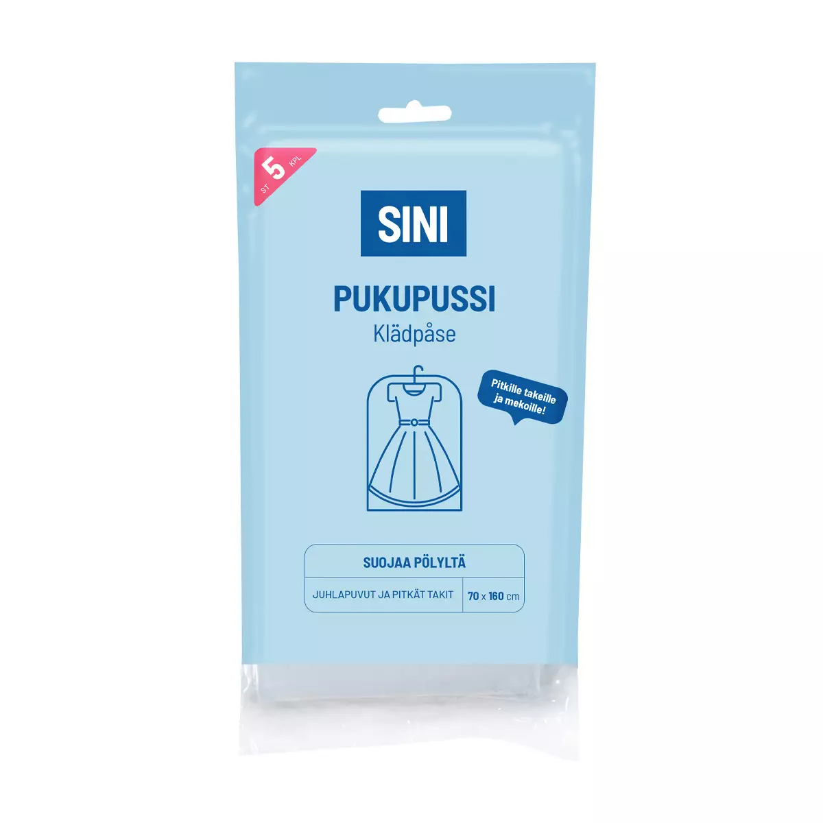 SINI Pukupussit 5 kpl 70x160 cm