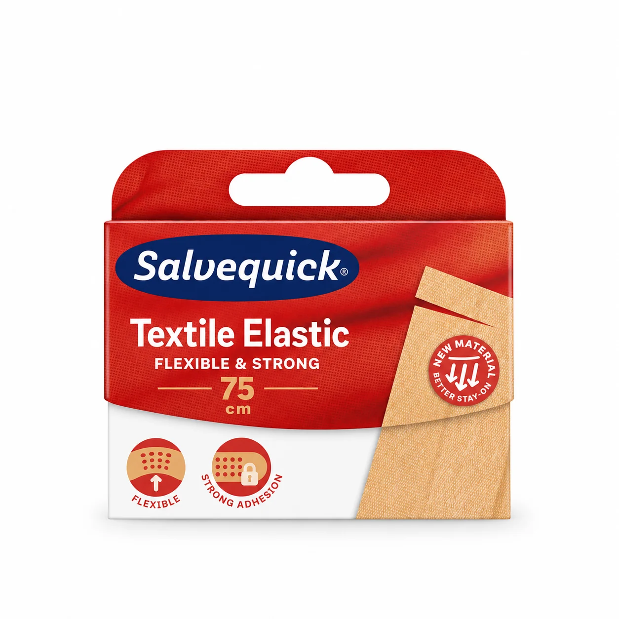 Salvequick Textile Elastic Leikattava 75cm