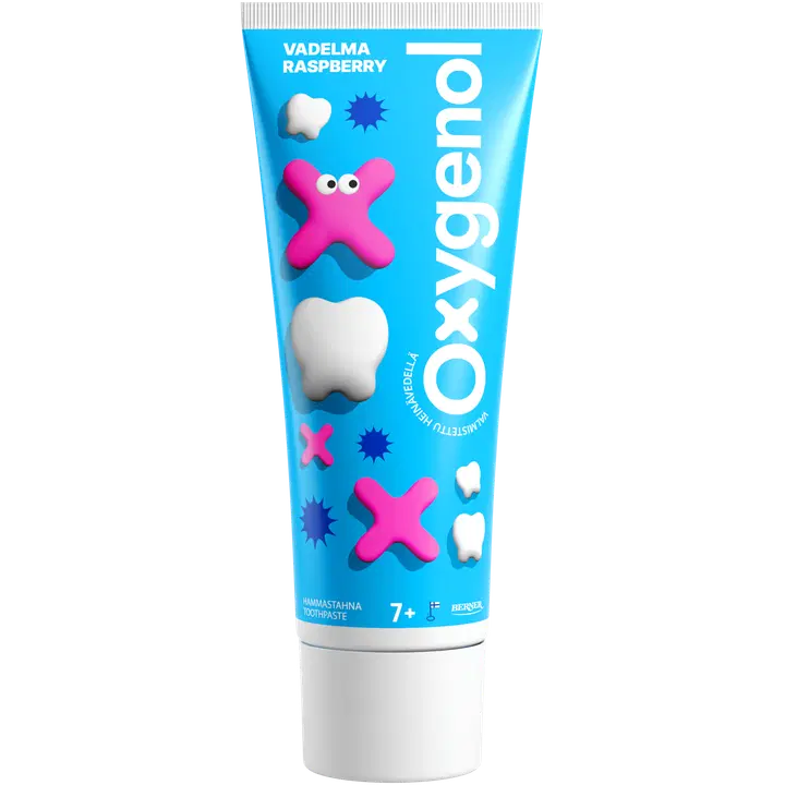 Oxygenol 75ml Vadelma hammastahna 7+