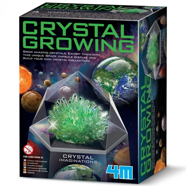 4M Chrystal Growing Vihreät kristallit