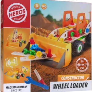 Heros rakennussarja Constructor Pyöräkuormaaja 140 osaa